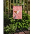 thumbnail image 2 of Carolines Treasures BB7880GF Alpine Goat Pink Check Garden Flag, 2 of 3
