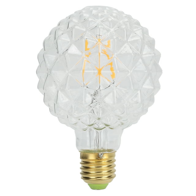 Bombilla retro G95 E27, forma única, filamento vintage, 4 W, 220 V, 360 lm, luz cálida.