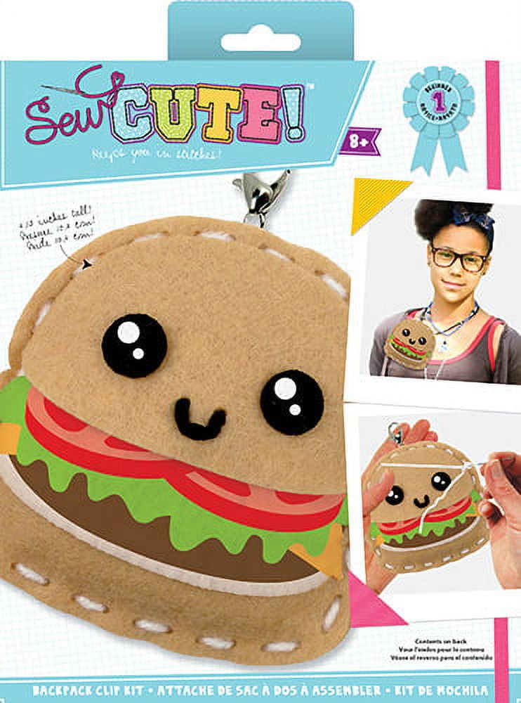 Colorbok Sew Cute Mini Burger Kit - Walmart.com