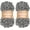 004 Grey, variant on Minzimin Yarn Fun Finger Loops Yarn - Jumbo Polyester - 100g/Skein - 2 Skeins