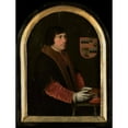 thumbnail image 2 of Cornelis Engelsz. 19x24 Gold Ornate Framed and Double Matted Museum Art Print Titled - Portrait of Pieter Salina (C. 1620), 2 of 4