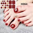 thumbnail image 1 of WREESH Foot Stickers Foot Nail Stickers Waterproof For Female DIY Nail Decoration Art, 1 of 2