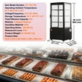 thumbnail image 5 of VEVOR Refrigerated Display Case, 3 Cu.Ft./85L Countertop Pastry Display Case, 3-Tier Commercial Display Refrigerator with LED Lighting, TURBO Cooling, Frost-Free Air-Cooling, Locked Door for Bakery, 5 of 9