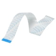 thumbnail image 1 of Cable plano flexible Unique Bargains Tipo B 26 Pasadores 1,0mm 300mm Azul Paquete de 5, 1 of 5
