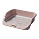 thumbnail image 2 of Inodoro con rejillas de malla, almohadillas para ir al baño para perros de interior, soporte para almohadillas de entrenamiento para mascotas, inodoro Rosa Yinane Bandeja de baño para gatos, 2 of 8