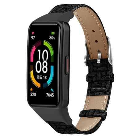 Strap For Huawei Honor Band 6 Genuine Leather Smart Watch Bracelet for Honor 6 Wristband Replacement Strap For Huawei Band 6