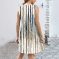 thumbnail image 4 of Ovzne Robes pour Femmes 2025 Robe Femme Robe de Printemps et d'Été pour Femmes Vacances Boutonnée Col en V à Bretelles Robe Haut Robe Femme Imprimée Liquidation, 4 of 6