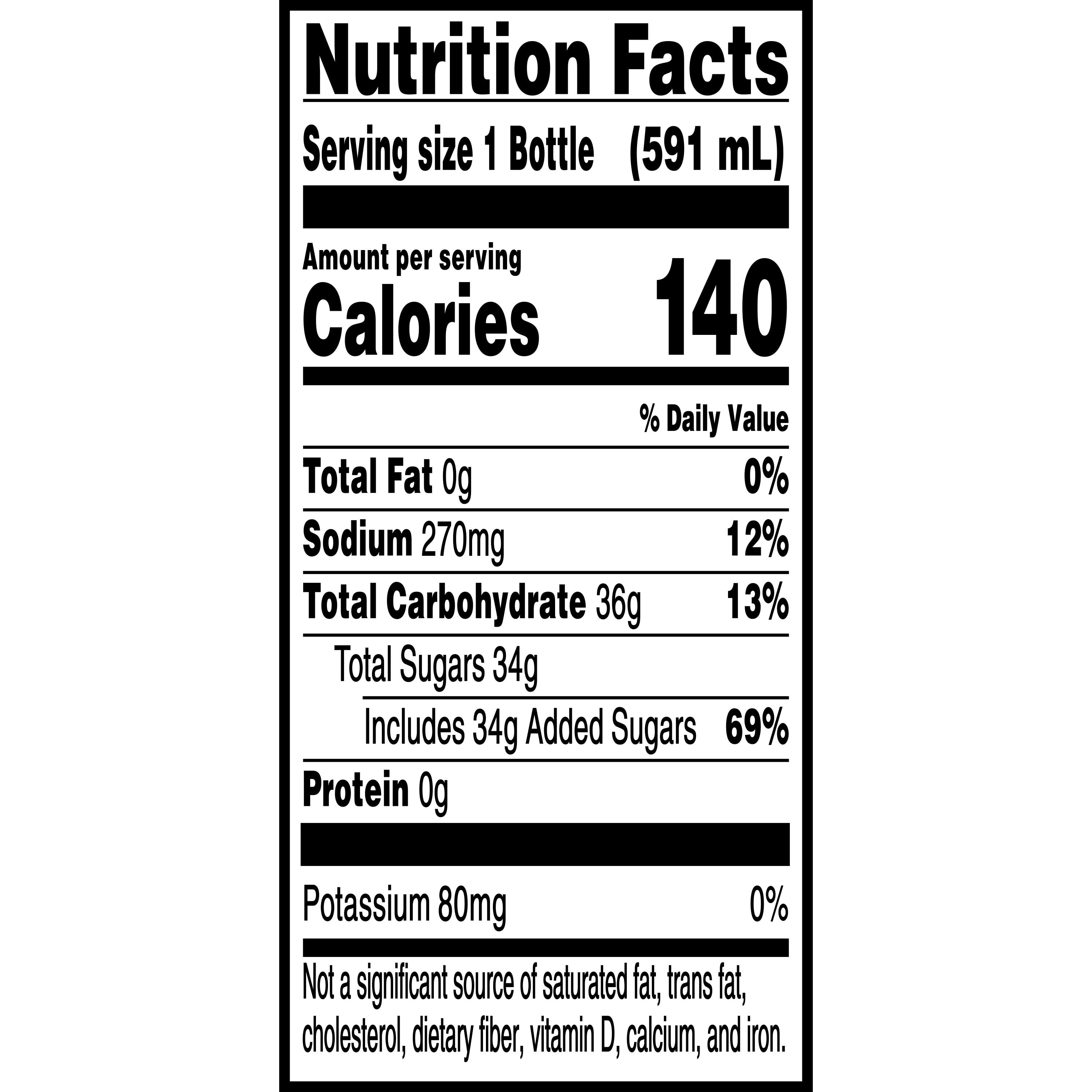 Gatorade Frost Thirst Quencher Riptide Rush Sports Drink, 20 fl oz, 1 Count Bottle
