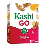 Kashi Go Breakfast Cereal, Vegetarian Protein, Fiber Cereal, Original, 13.1Oz Box (1 Box)