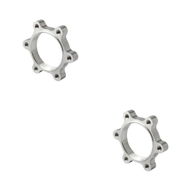 ZheElen Threaded Strong Toughness Hub Disk Conversion Seat Lightweight Waterproof Disc Brake Rotor Adapter Aluminum Alloy 48MM 2Set