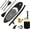 Black-Grey, variant on Bifanuo Inflatable Stand Up Paddle Board with SUP Accessories and Backpack Paddle Boards for Adults. Non-Slip Deck, Wide Stance, Bottom Fin, Double Action Pump