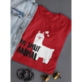thumbnail image 3 of Llama, My Spirit Animal T-Shirt Women -SPIdeals Designs, Female 4X-Large, 3 of 4