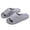 Gray, variant on Unisex Indoor Outdoor House Slippers Non-Slip Thick Soft Sole Quick Dry Bathroom Slides Lightweight Couple Matching Shoes for All Seasons & Daily White 7.5-8.5(40)