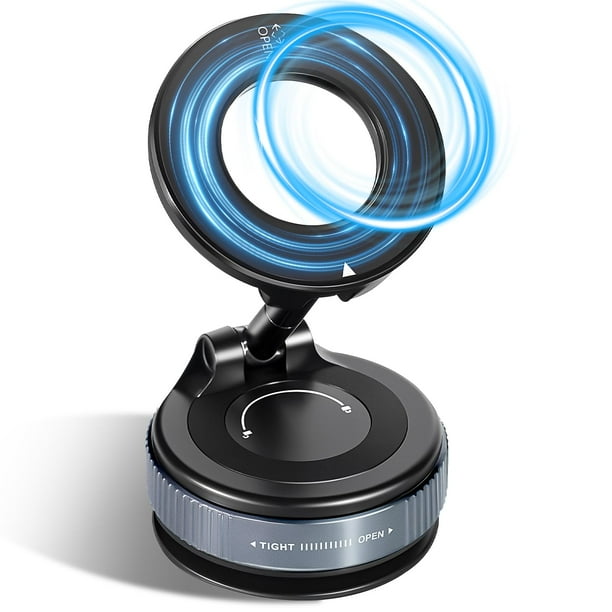 Soporte magnético portátil para teléfono de coche SOAMOEU ajustable 360°