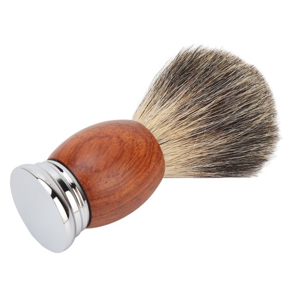 Brocha de afeitar para barba, mango de madera, profesional, portátil, para salón, brocha de afeitar, características de vanguardia