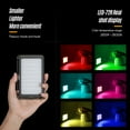 thumbnail image 2 of MAMEN LED-72R Lampe Vidéo Compacte RGB Couleur Complète, 2 of 8