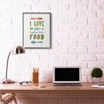 thumbnail image 3 of Stupell Industries Traditional I Love Food Funny Colorful Word Design Black Framed Giclee Art, 24 x 30, by Estera Kecek, 3 of 7