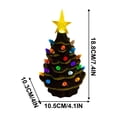 thumbnail image 3 of PuSpu Home Decoration Resin colored lights Christmas tree ornaments desktop Christmas decorations Christmas props Holiday Products, 3 of 9