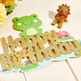 thumbnail image 3 of Frog Happy Birthday Cake Topper with Cupcake Cake Topper, by Kreatwow (25 Count), 3 of 6