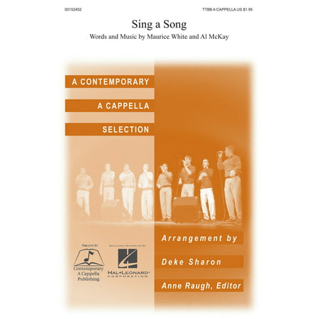 Contemporary A Cappella Publishing Sing a Song TTBB A Cappella by Earth, Wind & Fire arranged by Deke