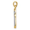 thumbnail image 2 of Collier Croix en Or Jaune 14 Carats Pendentif Religieux Latin, 2 of 8