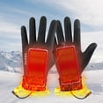 thumbnail image 4 of USB Heated Gloves for Men and Women, Rechargeable Battery Heated Winter Gloves with Touchscreen, 3 Heat Settings, Cold Weather Outdoor Gloves for Skiing, Snowboarding, Hunting, and Work, 4 of 7