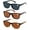 1 Black 1 Tortoise 1 Brown, variant on 3 Pair Sunglasses Readers For Men Women - Outdoor Tinted Reading Glasses - NOT BIFOCAL +3.50