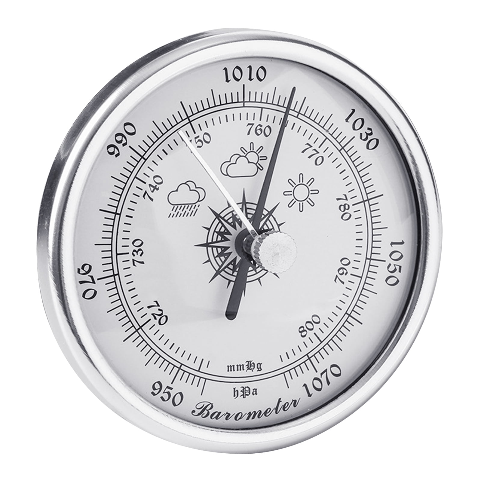 HESITONE Dial Type Barometer Weather Station Barometric Pressure Measurement Easy Reading Display for Archives Pharmacy Hotel