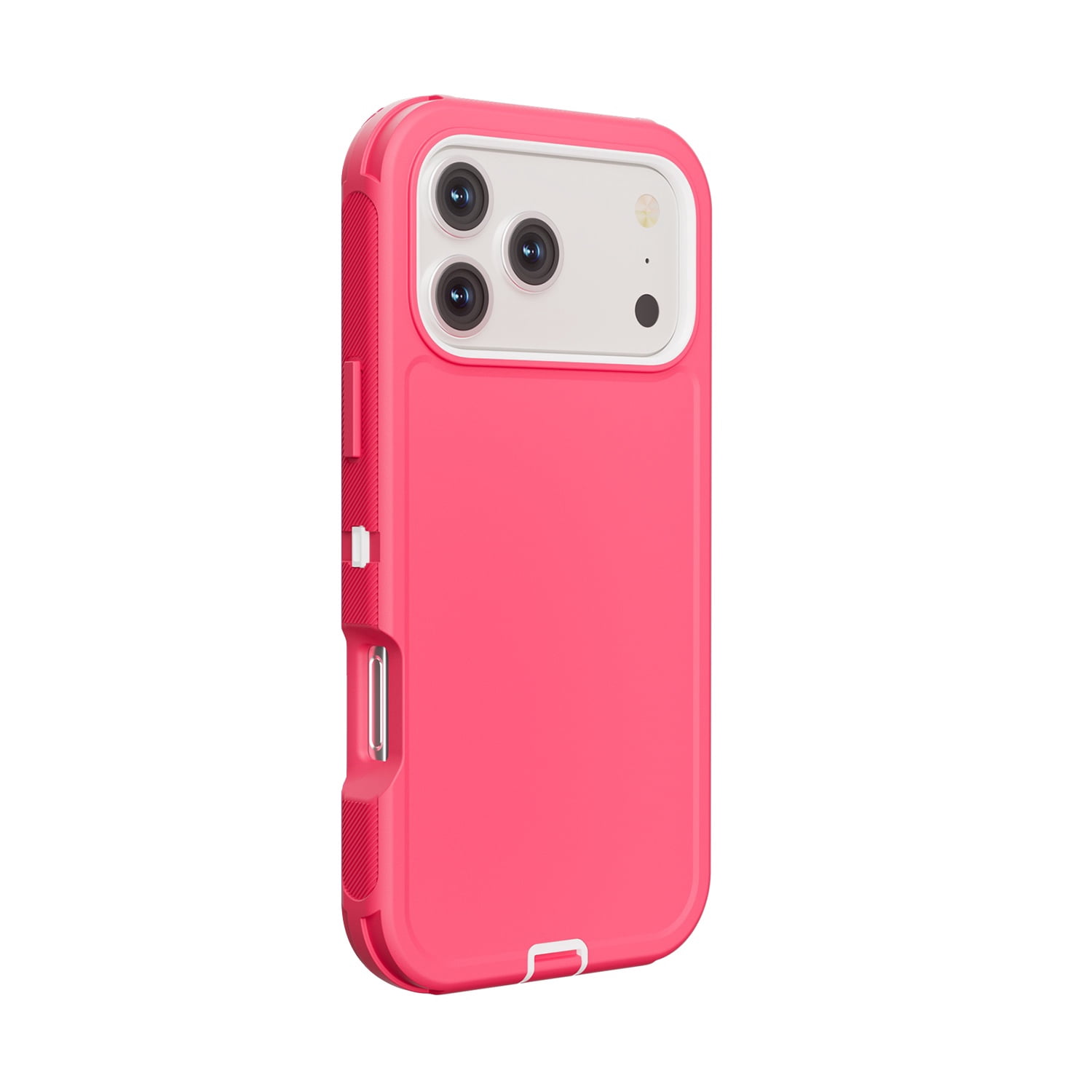 iPhone 17 Pro Duual Pro Impact Protection Case - Pink & White