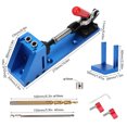 thumbnail image 4 of Woodworking Drilling Guide, Wear Resistant Drilling Guide Tool, Easy To Install Carpenter Kit, Dowel Jig, Drill Locator, For Furniture Factory Woodworking, 4 of 8