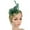 Green, variant on Tittly Head Scarf Fascinators Hats Women's Elegant Hat Strap Flower Feather Party Hat Hair Clip Headband Accessory Head Scarf Hair Accessories Black One Size