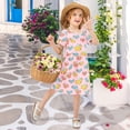thumbnail image 6 of Airplane Short Sleeve Dress A-Line Cute Midi Casual Sundress 2-8 Years, 6 of 6