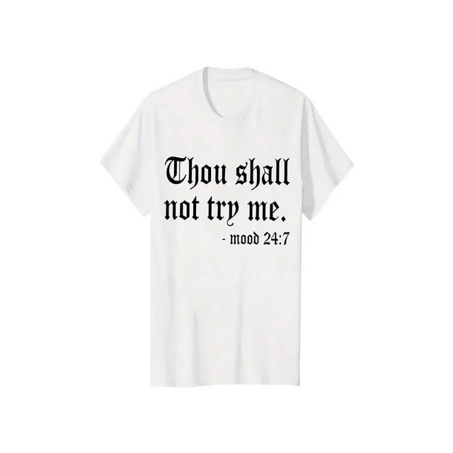 Camiseta suave y cómoda con estampado de letras de dibujos animados de moda para mujer, camiseta de cuello redondo cómoda y transpirable adecuada para el ocio diario y un estilo versátil y elegante, i