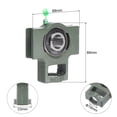 thumbnail image 2 of Unique Bargains UCT204 Take-Up Block Bearings 20mm Bore Cast Iron Bearing Unit Set Screw Lock, 2 of 5