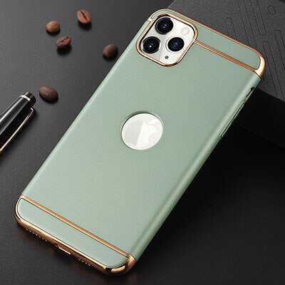 Funda de teléfono de lujo 360 con revestimiento completo para iphone 12 13 14 11 Pro 6 6s 7 8 Plus 5 5s X XS Max XR PC funda dura mate Capa Tan Jianjun unisex