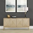 thumbnail image 4 of Henn&Hart 15" Brass/Matte Black Metal/Fabric Table Lamp, 4 of 9