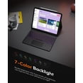 thumbnail image 3 of Funda para iPad Pro 13 CHESONA 2024 con teclado y panel táctil negra, 3 of 8