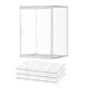 thumbnail image 2 of Panera de Acrílico Transparente de 4 Niveles con Puertas Magnéticas: Vitrina Ajustable para Repostería, Ideal para Encimeras de Cocina y Organizador de Panadería., 2 of 6