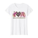 thumbnail image 1 of Women Peace Love Respiratory Therapist Respiratory Therapy T-Shirt Casual Crew Neck, Cotton, All-Season Wear, Spiritual & Relaxation Themed, Relaxation Wear | Serene Design | Comfortable Fit, 1 of 2
