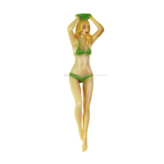 Pelota de Golf, belleza de uñas, modelo de bikini, camiseta de bola, belleza corporal de plástico, personalidad de uñas, soporte de bola para asiento, multicolor