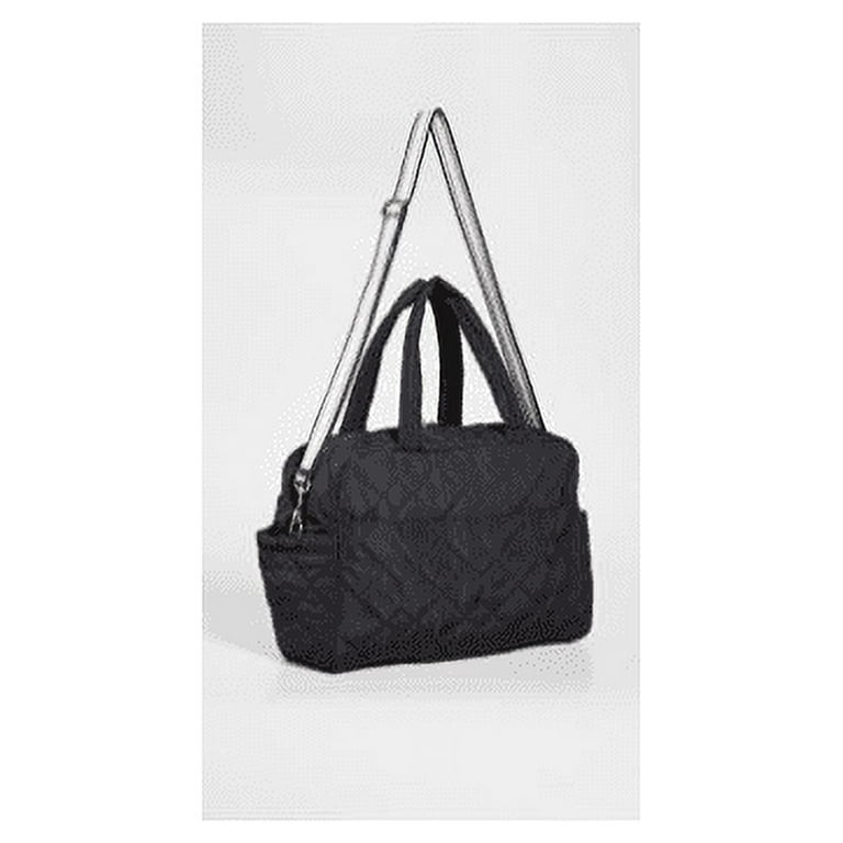 NWT RETAIL $275 MARC JACOBS Quilted Nylon Tote BLACK LARGE-zipper Top🌸  191267862415