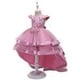 thumbnail image 4 of Vestido de fiesta infantil para niña de flores, tul, princesa, tutú, encaje, vestido de noche de boda, rosa, 5-16 años, 4 of 5