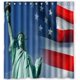 thumbnail image 1 of Cortina de Ducha ABPHQTO Americana y Estatua de la Libertad Impermeable 160x180 cm, 1 of 2