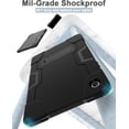 thumbnail image 5 of KOMI Galaxy Tab A9+ Case,for Samsung Galaxy Tab A9 Plus Case with Built-in Screen Protector Kickstand,Hybrid Shockproof Samsung Tablet A9+ Case 11 Inch 2024 Model (SM-X210/X216/X218) Black, 5 of 8