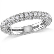 Miabella 1-3/8 Carat T.g.w. Created Whit