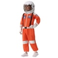 thumbnail image 4 of Disfraz de astronauta Spooktacular Creations para niños, color naranja, 4 of 7