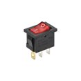 thumbnail image 1 of Interruptor de palanca para barco Luz LED roja DC 12-24V Interruptor de palanca para barco coche marino ON/OFF AC 250V/6A 125V/10A, 1pcs, 1 of 4