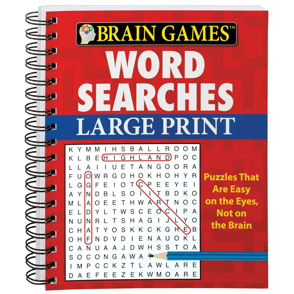 Large Print Word Search Book