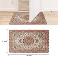 thumbnail image 6 of Bohemian Orange Ethnic Patterned Carpet Welcome Doormat for Indoor/Outdoor Entrance Bohemian Orange Ethnic Patterned Carpet Decoration Door Mat Kitchen Door Mat Bedroom Doormat 17x30 Inch, 6 of 6