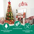 thumbnail image 2 of 7.5ft Pop-Up Christmas Tree with Warm White Lights and Red Gold Ornaments, 2 of 9